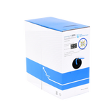 Bobina de cable Linkedpro Cat6 CM 24 AWG Alto Rendimiento ETL UL color azul super flexible Uso interior de 305 metros PRO-CAT-6-LITE - SILYMX