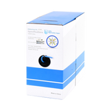 Bobina de cable Linkedpro Cat6 CM 24 AWG Alto Rendimiento ETL UL color azul super flexible Uso interior de 305 metros PRO-CAT-6-LITE - SILYMX