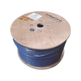 Bobina Cable UTP Cat6+ LINKEDPRO 23 AWG 1000 Metros Azul Super Flexible Alto Desempeño Garantia Vida CCTV IP - PRO-CAT-6-PLUS/1000M - SILYMX