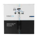 Bobina de cable Cat6+ CMR CALIBRE 23 ALTO RENDIMIENTO ETL UL color azul super flexible Uso interior de 305 metros PRO-CAT6-R