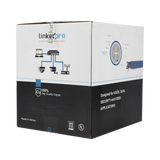Bobina de Cable de 305 Metros (1000 Pies) Cat6+ Blindado F/UTP, CM, Calibre 23 Alto Rendimiento, ETL, UL, Color Azul, Super Flexible, para Aplicaciones de Video Vigilancia, Video HD, y Redes de Datos. Uso Interior.