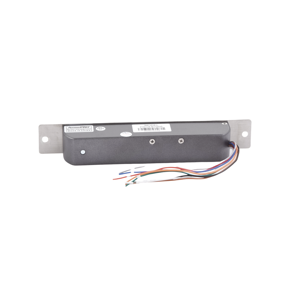 Cerradura de Perno 2000 kg de sujeción Abierta en caso de falla (Fail Safe) Con temporizador y Sensor de puerta PROEB-700A - SILYMX