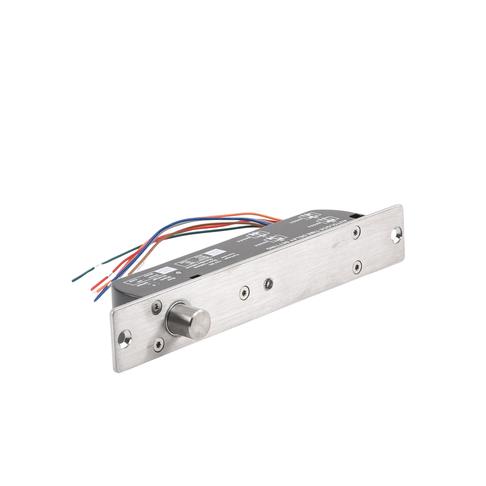 Cerradura de Perno 2000 kg de Sujeción Cerrada en Caso de Falla (Fail Secure) Temporizador y Sensor de Puerta PROEB-700C - SILYMX