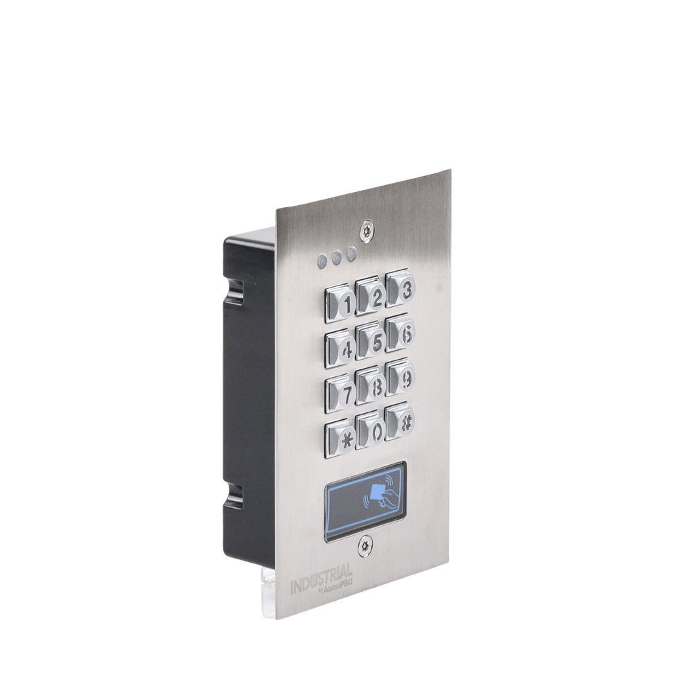 Teclado industrial empotrable antivandalico para accesos 1200 usuarios - SILYMX