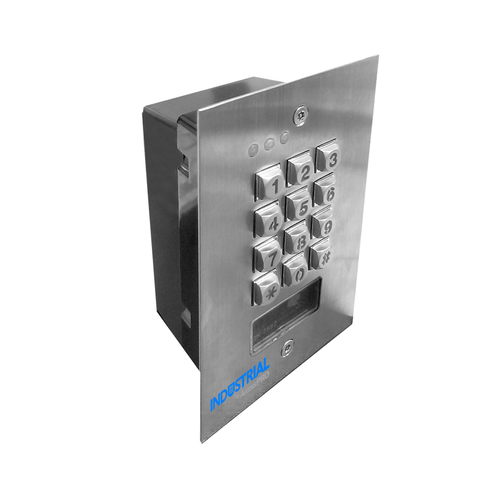 Teclado industrial empotrable antivandalico para accesos 1200 usuarios - SILYMX