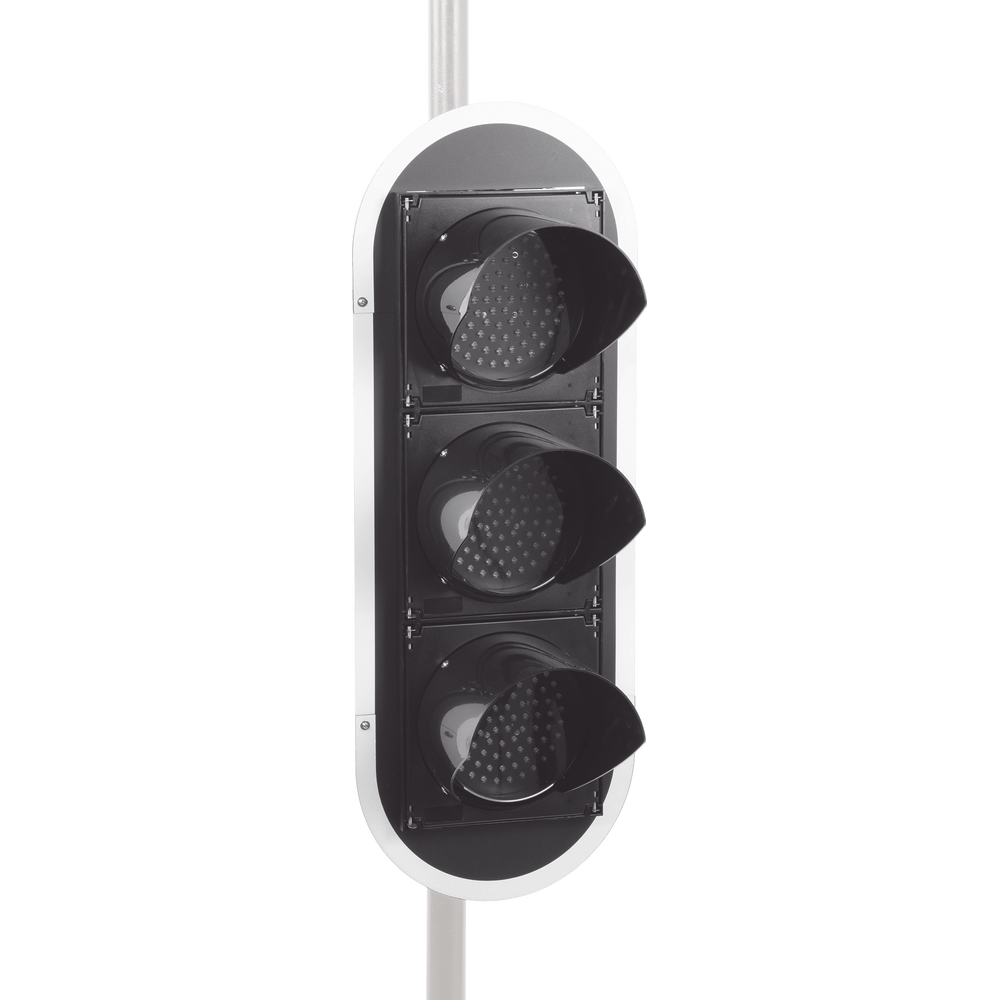 Semáforo Señalización Rojo, Verde y Amarillo Diametro 200mm LED 110vca PRO-LIGHT-LEDT - SILYMX