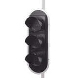 Semáforo Señalización Rojo, Verde y Amarillo Diametro 200mm LED 110vca PRO-LIGHT-LEDT - SILYMX