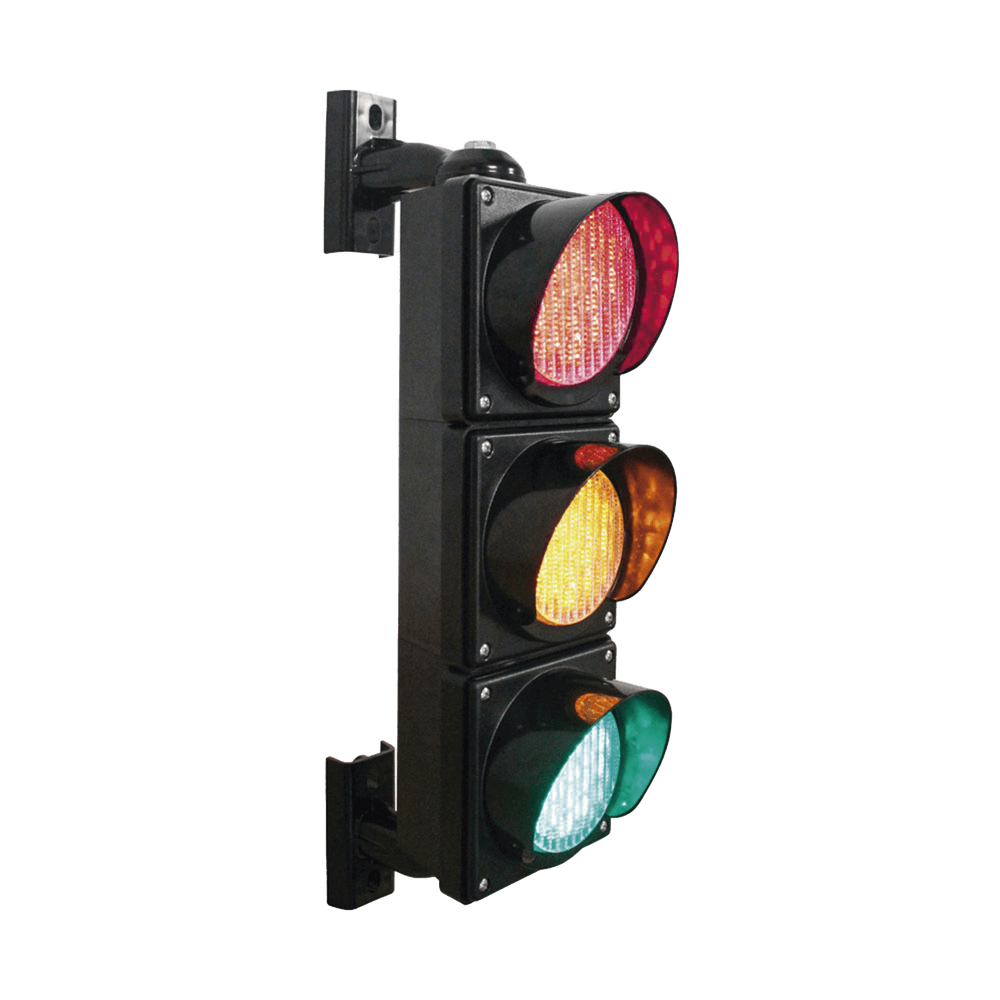 Semáforo Señalización Rojo, Verde y Amarillo Diametro 100mm LED 110vca PRO-LIGHT-LEDT10 - SILYMX