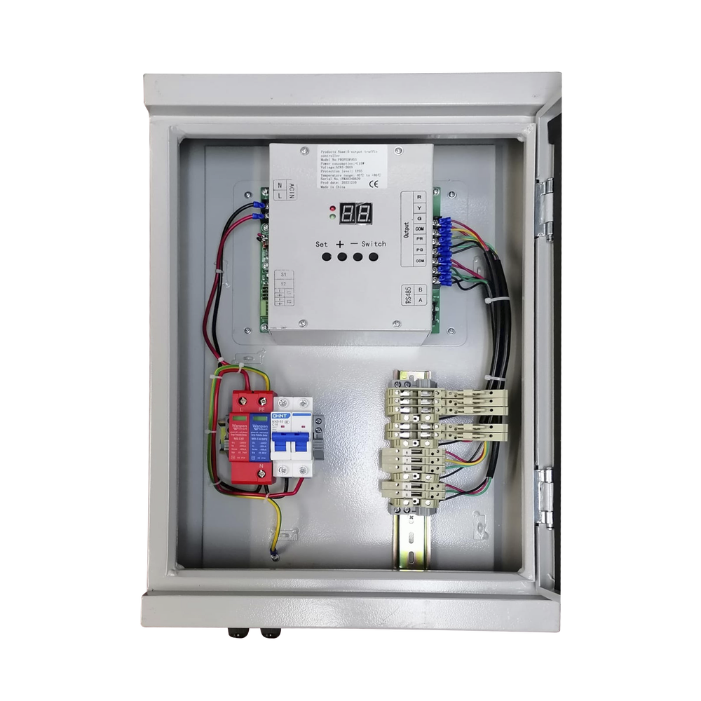 Controlador De Tráfico Peatonal Cruce Peatonal 5 Salidas Con Gabinete PROPEDPASS - SILYMX