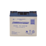 Batería 12V 20AH Para Respaldo Tecnologías AGM/VRLA 5 Años Vida Útil Terminales NB2 Reconocida UL PS-12200-NB2 - SILYMX