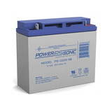 Batería 12V 20AH Para Respaldo Tecnologías AGM/VRLA 5 Años Vida Útil Terminales NB2 Reconocida UL PS-12200-NB2 - SILYMX