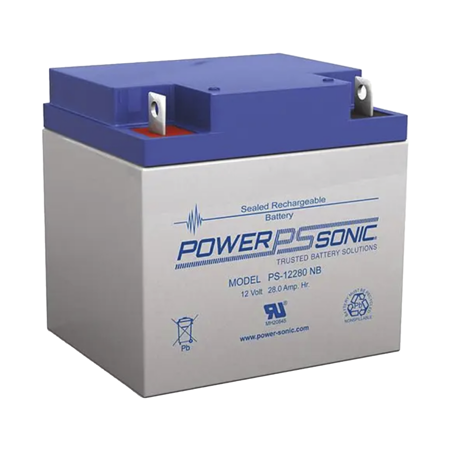 Batería de Respaldo AGM/VRLA / 12V / 28Ah / Vida Útil 5 Años / Terminales NB2 / Certificada UL