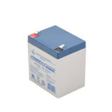 Batería POWER SONIC 12V 5AH Para Respaldo Tecnologías AGM/VRLA 5 Años Vida Útil Terminales F1 Reconocida UL PS-1250-F1 - SILYMX