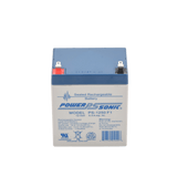 Batería POWER SONIC 12V 5AH Para Respaldo Tecnologías AGM/VRLA 5 Años Vida Útil Terminales F1 Reconocida UL PS-1250-F1 - SILYMX