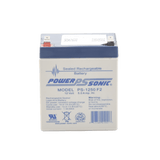 Batería POWER SONIC 12V 5AH Para Respaldo Tecnologías AGM/VRLA 5 Años Vida Útil Terminales F2 Reconocida UL PS-1250-F2 - SILYMX