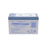 Batería de Respaldo POWER SONIC UL de 12V 7AH Terminales Tipo F2 PS-1270-F2 - SILYMX