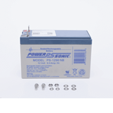 Batería Powersonic AGM Ácido de Plomo Sellada Recargable 12V 9AH 5 Años Vida Útil Terminales tipo NB Reconocida UL PS-1290-NB - SILYMX