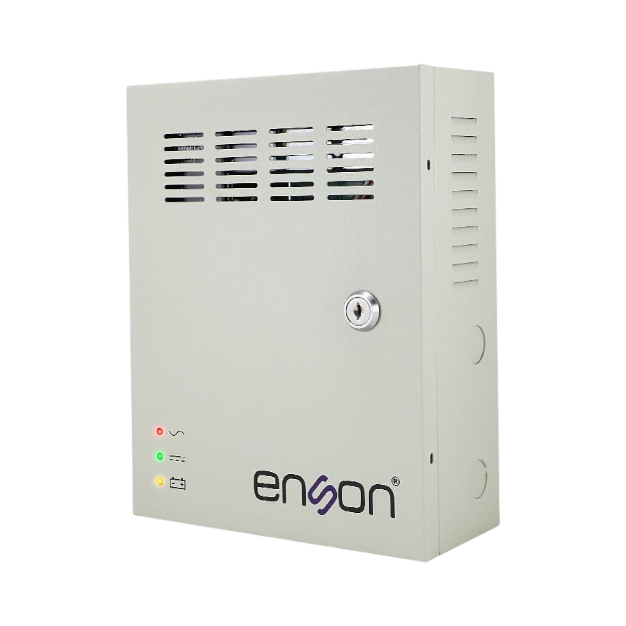 Fuente De Poder Tipo Caja 12vdc 10amp 9 Canales De 1.1amp Cada Uno Espacio Para Batería De Respaldo (no Incluye Batería) - SILYMX