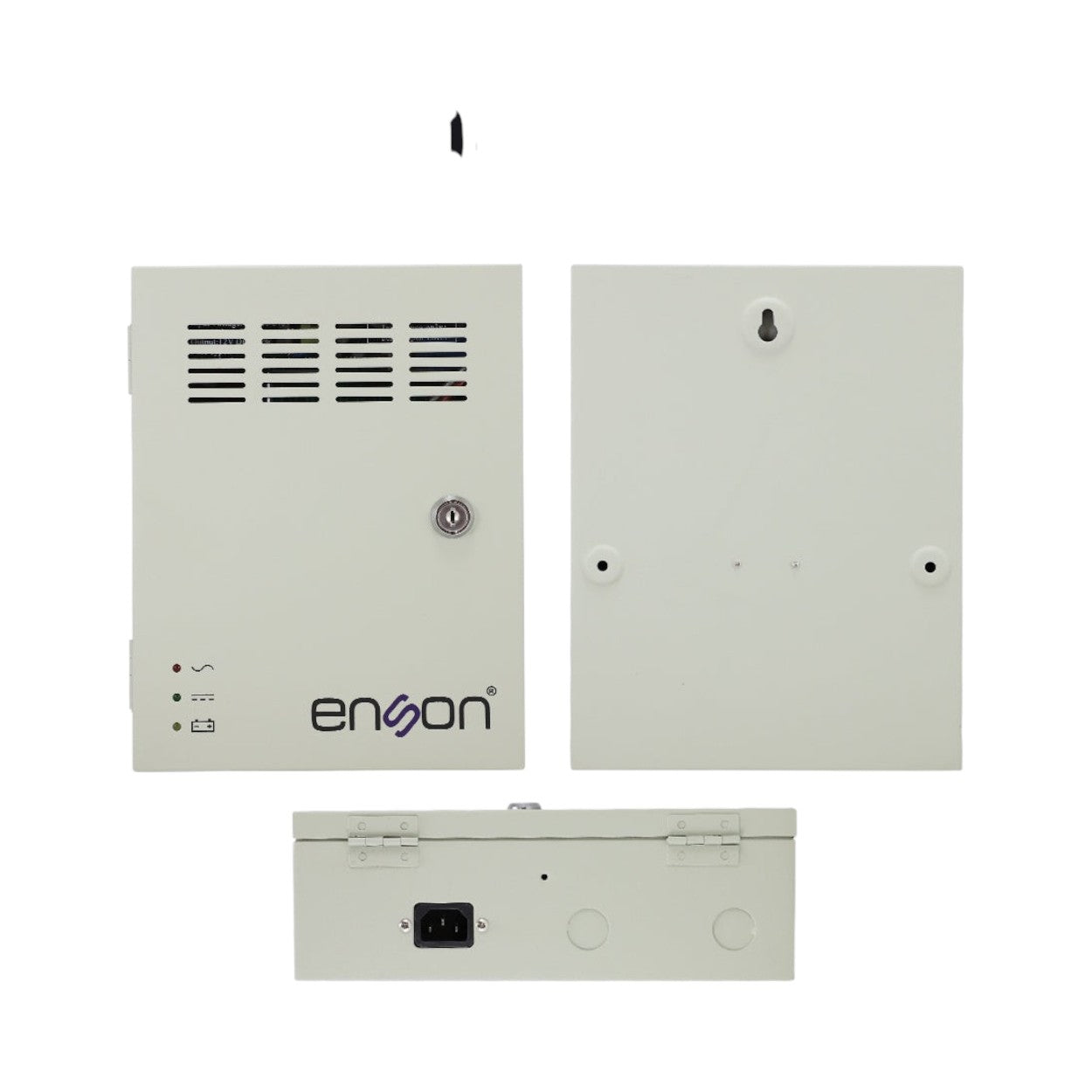 Fuente De Poder Tipo Caja 12vdc 10amp 9 Canales De 1.1amp Cada Uno Espacio Para Batería De Respaldo (no Incluye Batería) - SILYMX