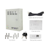 Fuente De Poder Tipo Caja 12vdc 10amp 9 Canales De 1.1amp Cada Uno Espacio Para Batería De Respaldo (no Incluye Batería) - SILYMX