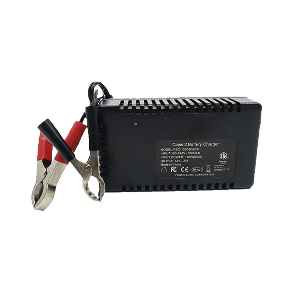 Cargador Para Baterías De 12V 20 a 60AH Selladas De Plomo Acido Tecnología SLA/VRLA Serie ACX PSC-126000ACX - SILYMX