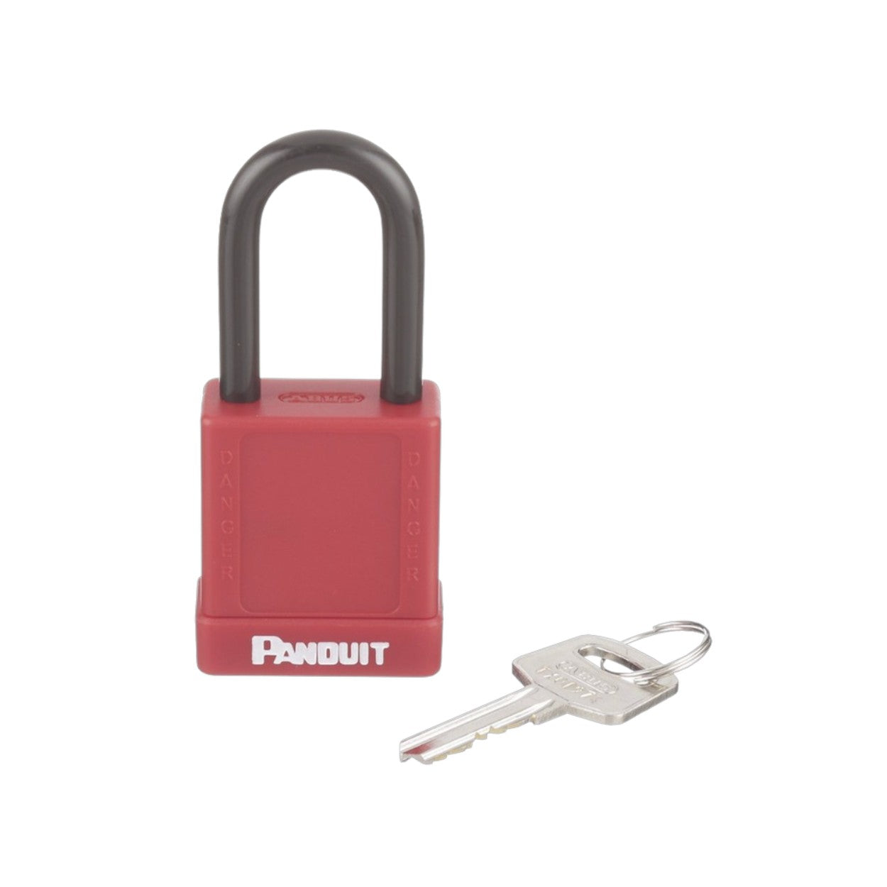 Candado de Bloqueo LOTO de Seguridad Dieléctrico Con Llave Única Diámetro de 6.5 mm Color Rojo PSL-8 - SILYMX