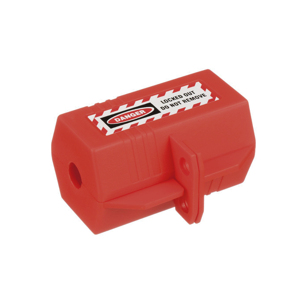 Dispositivo de Bloqueo LOTO para Enchufes de 120 Vca Fabricado con Polipropileno Color Rojo PSL-CL110 - SILYMX