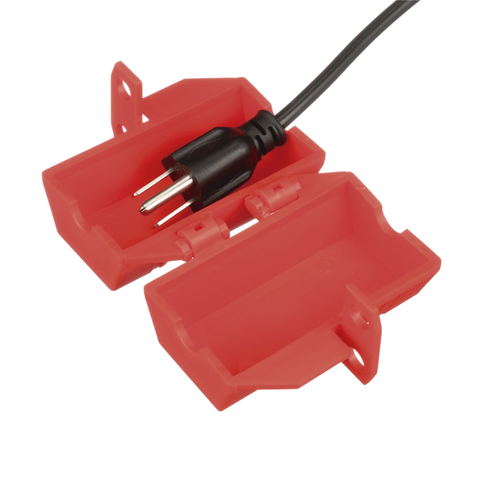 Dispositivo de Bloqueo LOTO para Enchufes de 120 Vca Fabricado con Polipropileno Color Rojo PSL-CL110 - SILYMX