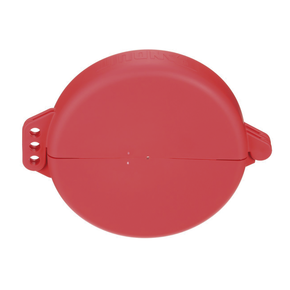 Dispositivo de Bloqueo LOTO para Válvulas de Compuerta Para Diámetros de 3 a 6.5" Color Rojo PSL-V6A - SILYMX