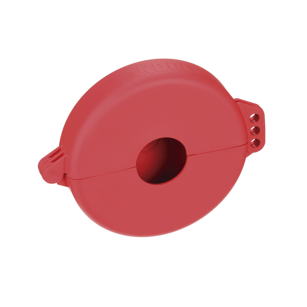 Dispositivo de Bloqueo LOTO para Válvulas de Compuerta Para Diámetros de 3 a 6.5" Color Rojo PSL-V6A - SILYMX