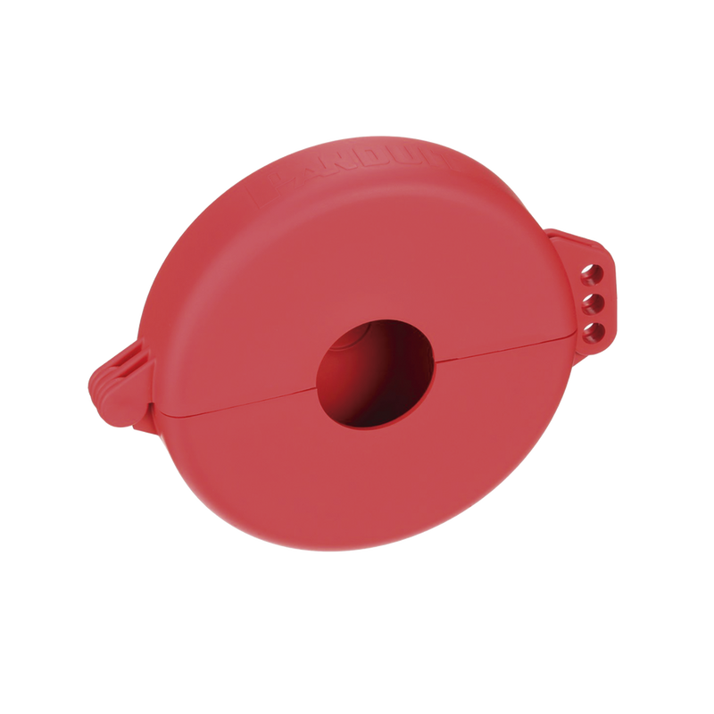 Dispositivo de Bloqueo LOTO para Válvulas de Compuerta Para Diámetros de 3 a 6.5" Color Rojo PSL-V6A - SILYMX