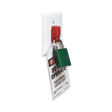 Dispositivo de Bloqueo LOTO para Interruptores Eléctricos de Palanca de 15.2 x 22.3 mm Color Rojo PSL-WS - SILYMX