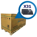 Pallet 31 Paneles Solares 645W N-Type Bifacial 20kW Comercial Industrial JA Solar JA-M72D42-645/LB-PALLET31