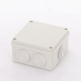 Caja Derivación-Conexión de Plástico (10 X 10 X 5.4 cm) con 6 Glándulas de Goma. - SILYMX