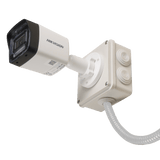 Caja Derivación-Conexión de Plástico (10 X 10 X 5.4 cm) con 6 Glándulas de Goma. - SILYMX