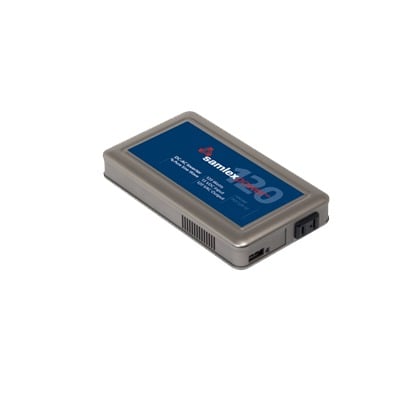Inversor de corriente 120W, Ent: 12 Vcc, Sal: 120 Vca, de Uso 24/7 para Domos PTZ - SILYMX