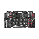 Juego de Herramientas con 144 piezas totales. Pulgadas + Milimétricas Presentación Maletín PST-144-MA - SILYMX