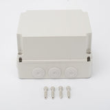 Caja Derivación-Conexión de Plástico (19 X 24 X 16.5 cm) con 12 Glándulas de Goma PRECISION - SILYMX