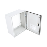 Gabinete de Poliéster IP65 Uso en Intemperie (250 x 300 x 14m) con Placa Trasera Interior (Incluye Chapa y Llave)0 m - SILYMX