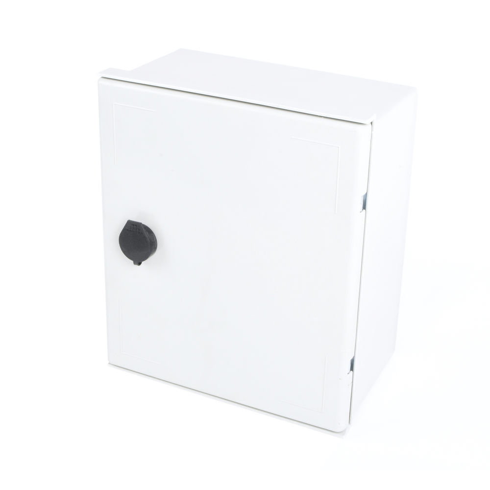Gabinete de Poliéster IP65 Uso en Intemperie (250 x 300 x 14m) con Placa Trasera Interior (Incluye Chapa y Llave)0 m - SILYMX