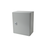 Gabinete de Acero IP66 Uso en Intemperie (250 x 300 x 150 mm) con Placa Trasera Interior y Compuerta Inferior Atornillable (Incluye Chapa y Llave) - SILYMX