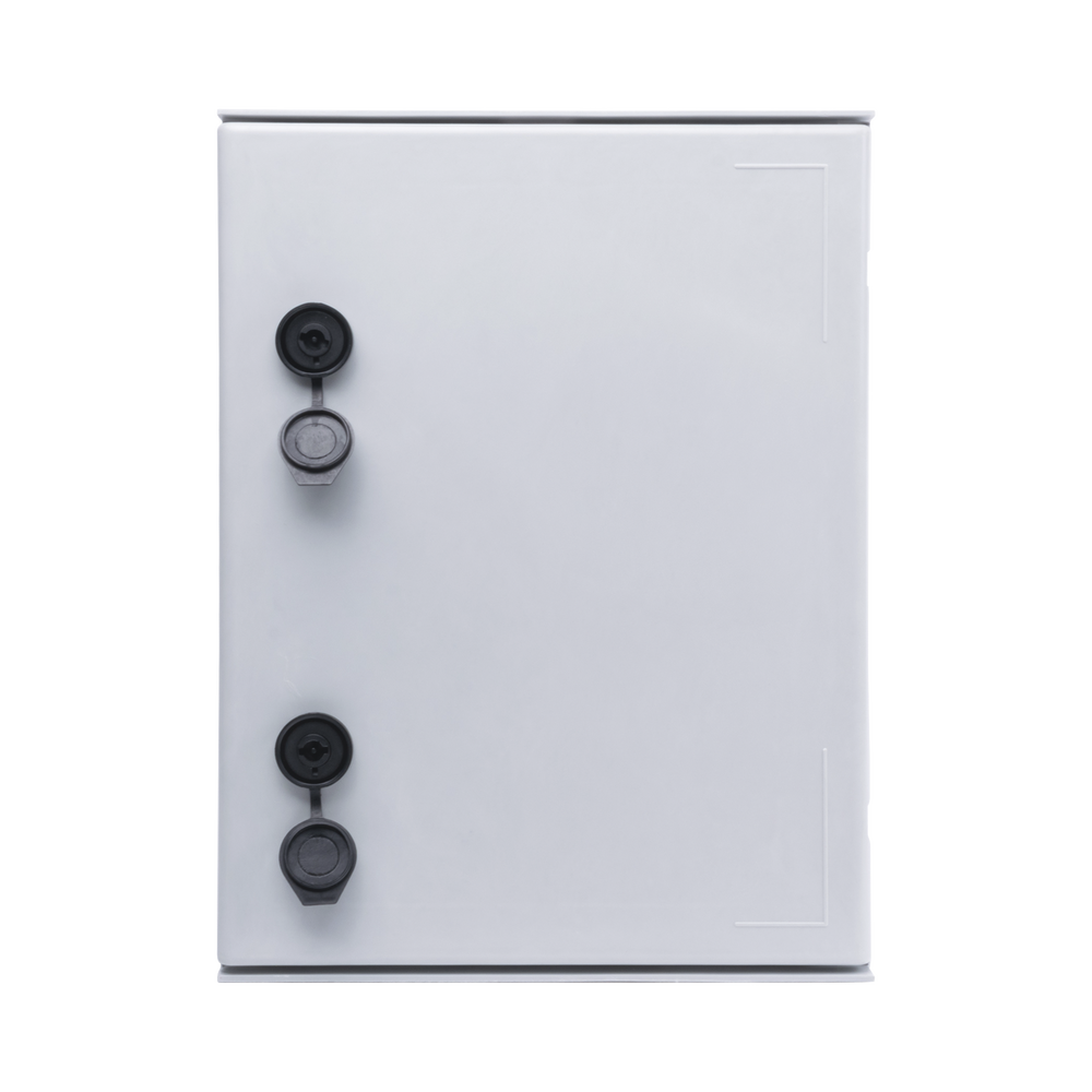 Gabinete de Poliéster IP65 Uso en Intemperie (300 x 400 x 200 mm) con Placa Trasera Interior (Incluye Chapa y Llave) - SILYMX
