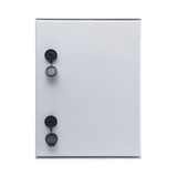 Gabinete de Poliéster IP65 Uso en Intemperie (300 x 400 x 200 mm) con Placa Trasera Interior (Incluye Chapa y Llave) - SILYMX