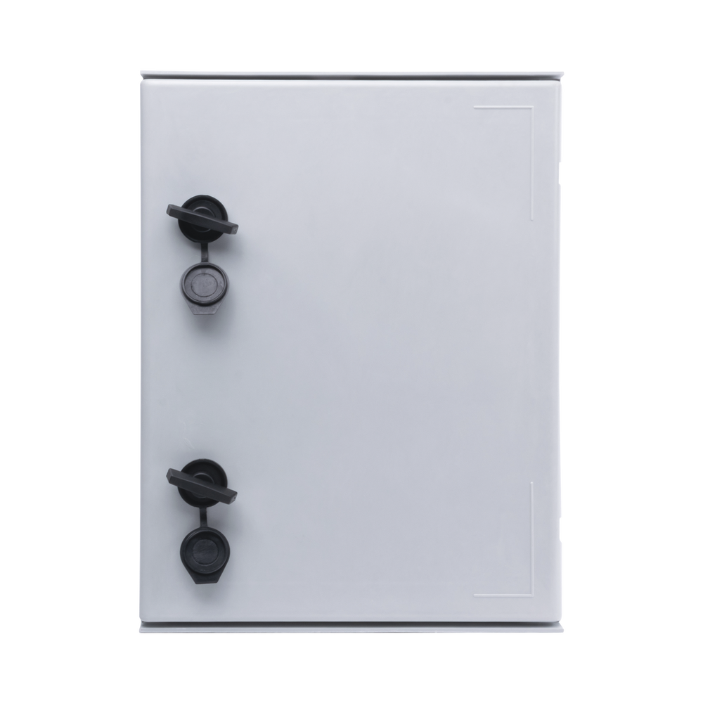 Gabinete de Poliéster IP65 Uso en Intemperie (300 x 400 x 200 mm) con Placa Trasera Interior (Incluye Chapa y Llave) - SILYMX