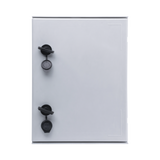 Gabinete de Poliéster IP65 Uso en Intemperie (300 x 400 x 200 mm) con Placa Trasera Interior (Incluye Chapa y Llave) - SILYMX