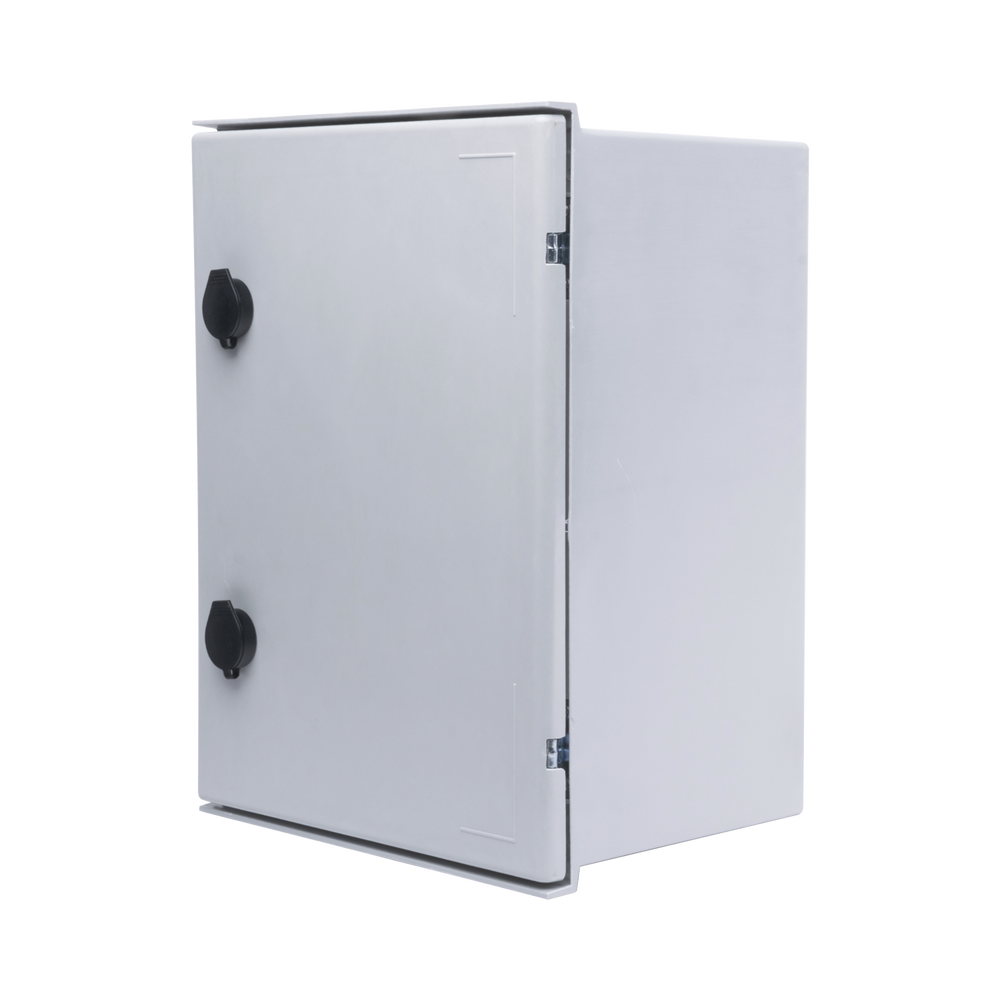Gabinete de Poliéster IP65 Uso en Intemperie (300 x 400 x 200 mm) con Placa Trasera Interior (Incluye Chapa y Llave) - SILYMX