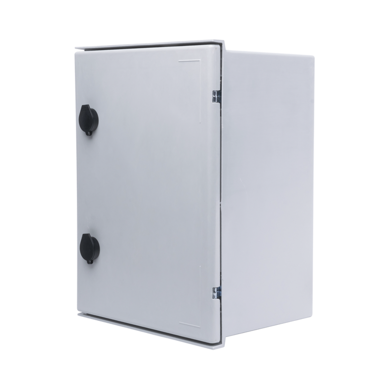 Gabinete de Poliéster IP65 Uso en Intemperie (300 x 400 x 200 mm) con Placa Trasera Interior (Incluye Chapa y Llave) - SILYMX