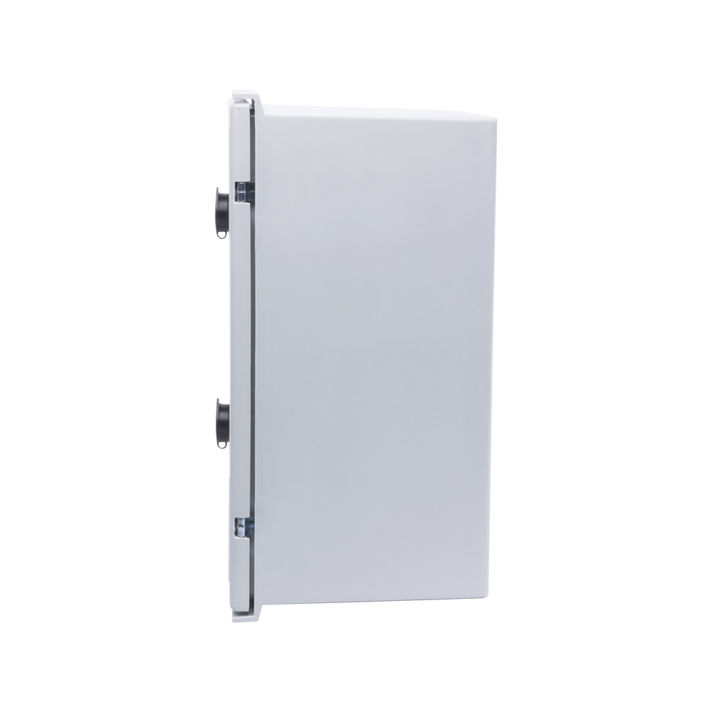 Gabinete de Poliéster IP65 Uso en Intemperie (300 x 400 x 200 mm) con Placa Trasera Interior (Incluye Chapa y Llave) - SILYMX