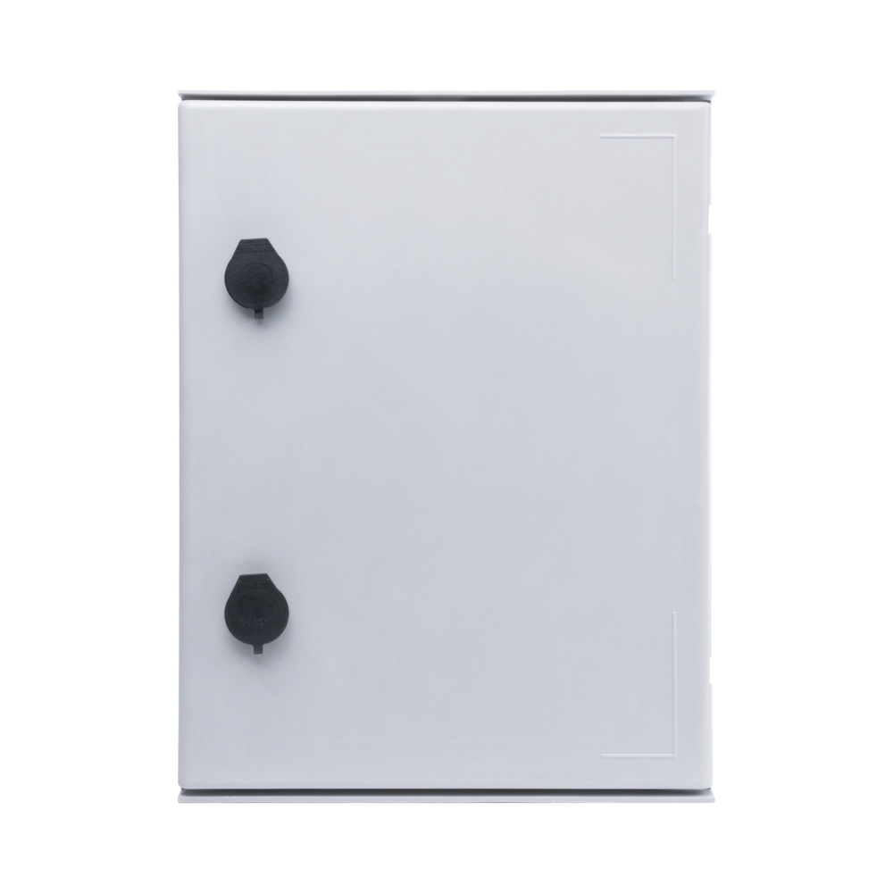 Gabinete de Poliéster IP65 Uso en Intemperie (300 x 400 x 200 mm) con Placa Trasera Interior (Incluye Chapa y Llave) - SILYMX