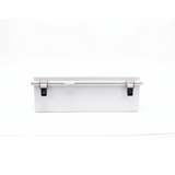 Gabinete de Plástico ABS, Uso en Intemperie IP66 (350 x 460 x 160 mm) Cierre por Broche Inoxidable y Permite Cerrado con Candado y Llave PST-3546-16E